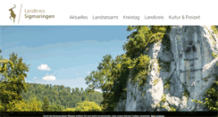 Desktop Screenshot of landkreis-sigmaringen.de